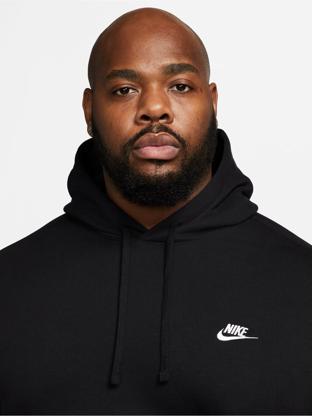 Nike Sportswear Club Fleece
Pullover Hoodie Black Men’s Hooded Sweatshirt Staple - Picture 2 of 14